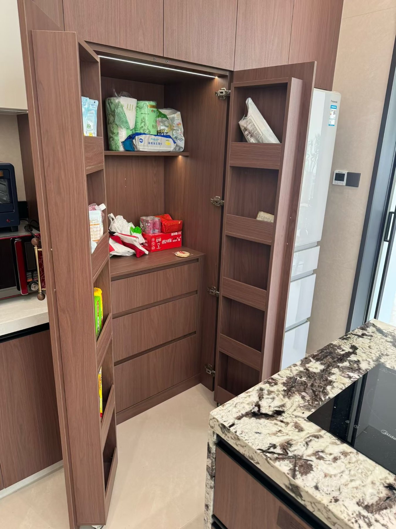 Fitted storage in the private residence